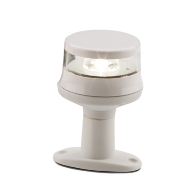 All-Round Navigation Light, White, 360&deg;, Led, 12-24v, White Housing - Rina - 015535 72dp - 9015535