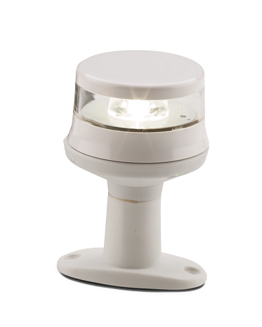 All-Round Navigation Light, White, 360&deg;, Led, 12-24v, White Housing - Rina - 015535 72dp - 9015535