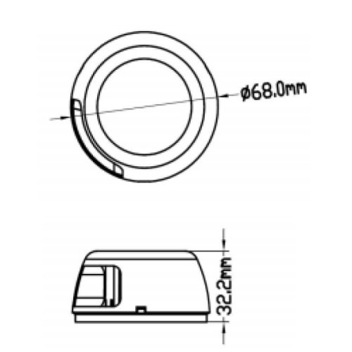 Led Navigation Light, Polished Stainless Steel 304 Housing; 12-24v; Green 112.5&deg; - 015540 1 1 - 9015541