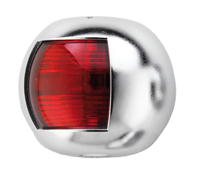 Navigation Light, Chromed Housing; Red 112.5&deg; - 015550 72dp - 9015550