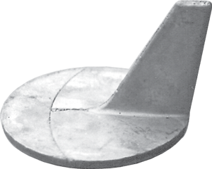 Zinc Anode Mercruiser/Sterndrive, Cutdown Skeg (Oem 46399) - 017005 300dpi - 9017005