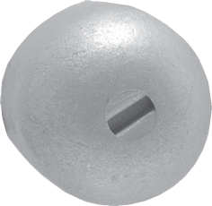 Allpa Magnesium Anode Mercruiser/Sterndrive Alpha One & Bravo 1/2/3, Button (Oem 55989) - 017006 72dpi - 9017006M