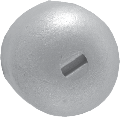 Aluminum Anode Mercruiser/Sterndrive Alpha One En Bravo 1/2/3, Button (Oem 55989) - 017006a 72dpi - 9017006A