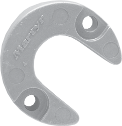 Aluminum Anode Mercruiser/Sterndrive Alpha 1 (Gen 2), Lift-Ram Horseshoe (Oem 806189) - 017009a 72dpi - 9017009A