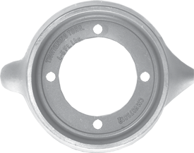 Magnesium Anode Volvo Penta Saildrive, Ring 4-Mounting Holes For S-130 (Oem 875812) - 017042m 72dpi - 9017042M