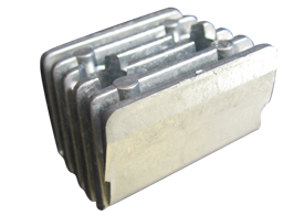 Aluminum Anode Volvo Penta Sterndrive, Hp Transom Shield For Sxa/Dp-X (Oem 873395) - 017048a 72dpi - 9017048A