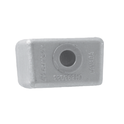 Zinc Anode Omc/Johnson/Evinrude, Block V4/V6 (Oem 393023) - 017086 72dpi - 9017086