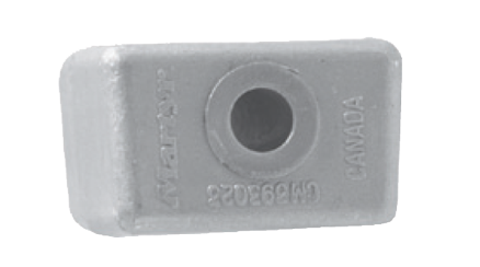 Magnesium Anode Omc/Johnson/Evinrude, Block V4/V6 (Oem 393023) - 017086 72dpi - 9017086M