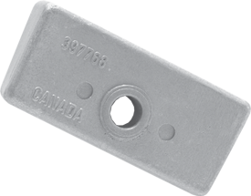 Aluminum Anode Omc/Johnson/Evinrude, Block (Oem 397768) - 017087a 72dpi - 9017087A