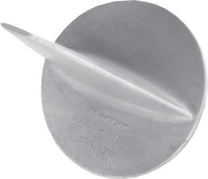Magnesium Anode Suzuki Outboard, Standard Skeg (Oem 55125-87d00) - 017130m 72dpi - 9017130M