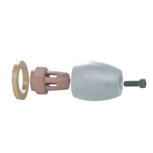 Magnesium Anode Mercruiser/Sterndrive/Mercury Outboard, Bravo 2 (>2003), Prop Nut Assembly - 017286m 72dpi - 9017286M