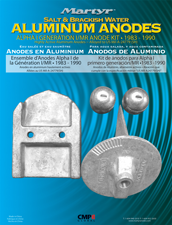 Aluminum Anode Kit, Alpha-1, Gen-I 1983-1990 - 017504a 72dpi - 9017504A