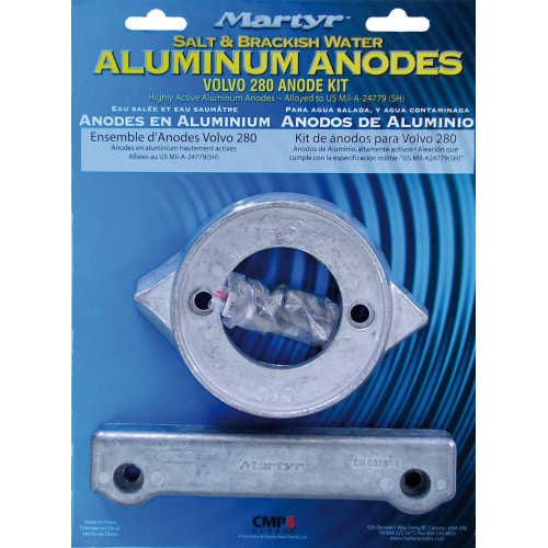 Allpa Aluminum Anode Kit, Volvo 280 - 017510a 72dpi - 9017510A