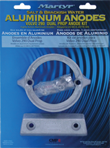 Aluminum Anode Kit, Volvo 290 Dual Prop - 017514a 72dpi - 9017514A