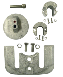 Aluminum Anode Kit Navalloy, Bravo-2, 1989 - Present & Bravo-3, 1989 - 2003 - 017602a 72dpi - 9017602A