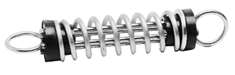 Allpa Stainless Steel Mooring Spring 'Heavy Duty' With Plastic Inserts, Ø5mm, L=300mm (Boat Max. 6m/1000kg) - 024250 72dpi - 9024250