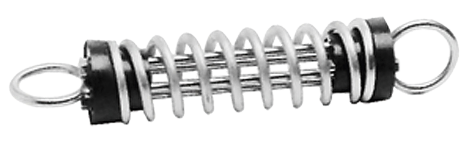 Stainless Steel Mooring Spring 'Heavy Duty' Plastic Inserts, &Oslash;11mm, L=470mm (Boat Max. 14-15m/13000kg) - 024251 72dpi - 9024254