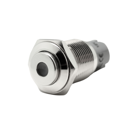 Stainless steel point LED push switches