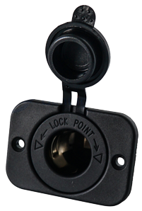 Waterproof Dc-Socket 12v, Incl. Cover - 025318 72dpi - 9025318