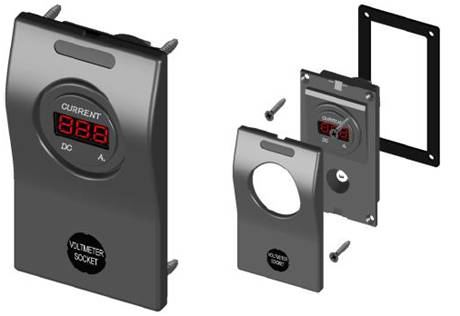 Single Acting Control Panels, 60x100mm, Amp&egrave;re Gauge - 025335 72dpi 1 - 9025335