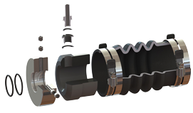 Pss Nitrile O-Rings & Stainless Steel Screw Kits For Propeller Shaft, &Oslash;45mm - 036000045 2 72dpi - 9036000045