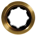 Intermediate Neoprene Shaft Bearing With Int. Thread For Propeller Shaft &Oslash;40mm & Tube &Oslash;55mm - 040040 1 72dpi - 9040040