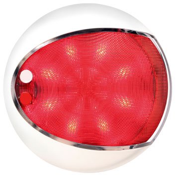 Hella Euroled Touch, 2-Colors Led, White / Red, 9-33v, White Housing, With Dimmer, &Oslash;129,5mm - 041340 72dpi - 9041340