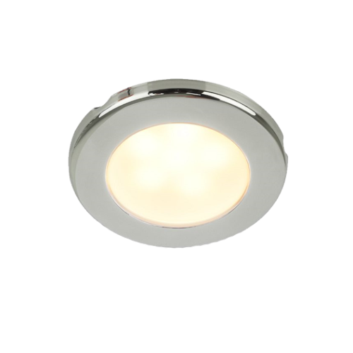 Hella Euroled 75 Stainless Steel Ring, 12v, Warm White, Screw Mount - 041386 - 9041386