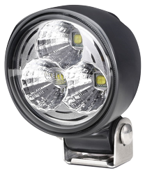 Hella Model 70 Searchlight Led 2100 Lumen, Width Radius, Black Housing - 041451 - 9041451