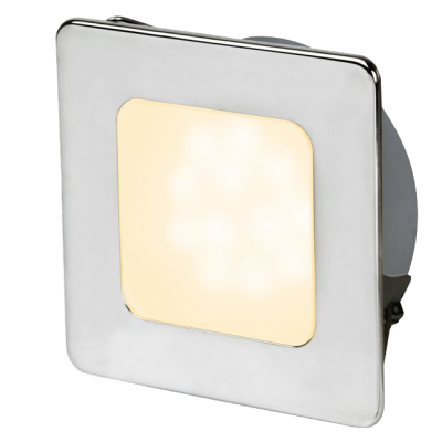 Hella Euroled 95, Gen 2, Stainless Steel Ring, Warm White, 78mm, Square - 041510 - 9041510