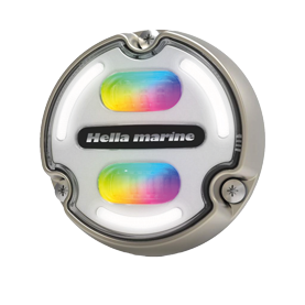Hella Underwaterlichtning Apeloa2 30w, White Glass, Rgb Multi Color, 3000lumen, 2.5 M Cable, Ip68/69 - 041567 72dpi - 9041567