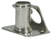 Stainless Steel Stanchion Base 90&deg;, Base: L=65mm, B=70-90mm, &Oslash;25mm - 042190 72dpi - 9042190