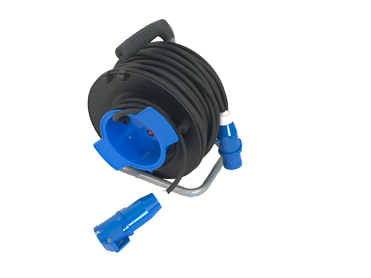 Neoprene Cable Drum, 50m Cee Plug To Cee Contra Plug - 045450 72dpi - 9045450