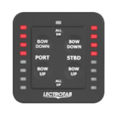 Control Panel With Trim Tab Indicator, 12v And 24v, Black - 0470002 72dpi 1 - 90470002