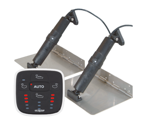 Electric Trim Tab systems with automatic leveling control - 1 helm position
