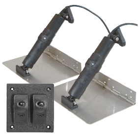 Electric Trim Tab Kit, 9"X24", 12v (Boat 26'-40'/8-12m) - 0470924 72dpi 1 - 90470924