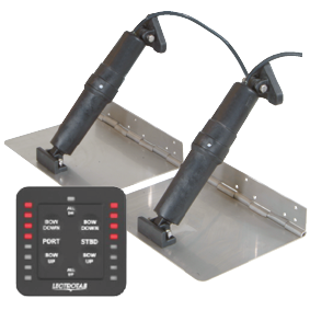 Electric Trim Tab Kit, 12"X12", 12v (Boat 17'-30'/5-9m) - 0471212m 72dpi - 90471212/M