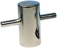 Stainless steel bollards, bolt mount