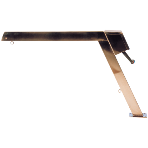 Stainless Steel Davit With Rope, Block And Winch, Fixed Version, 300kg (Price Per Piece) - 048904 72dpi - 9048904