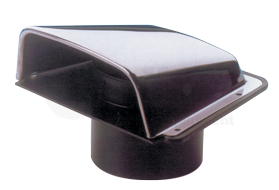 Plastic Mounting Plate With Hose Connection (&Oslash;76mm) For Shell Ventilator 9078123 - 048981 0 72dpi - 9048981