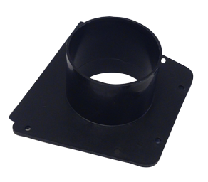 Plastic Mounting Plate With Hose Connection (&Oslash;76mm) For Shell Ventilator 9078123 - 048981 300dpi - 9048981