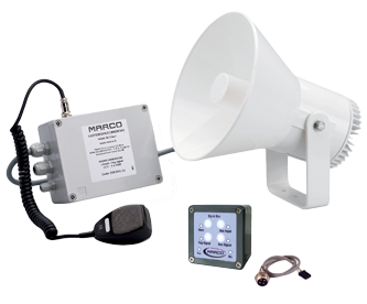 Watertight (Ip67) Loudspeaker/Electronic Whistle 12v With Stainless Steel Bracket, Approved - 05082 ew2 m - 905082