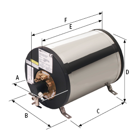 Stainless Steel Marine Water Heater, 800w/22l, Round Model, Weight 14kg - 051822 2 - 9051822