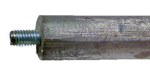 Magnesium Anode (L=240mm) For Allpa Marine Water Heater 19, 20, 22 & (30 L-2009) - 051896 72dpi - 9051896