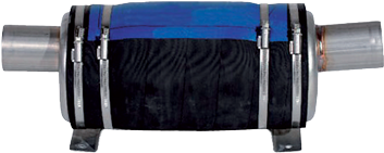 Stainless Steel Waterlock & Muffler, Hose Connection &Oslash;63mm, In=0&deg;, Out=45&deg;, 6l - 05241563 72dpi - 905241563