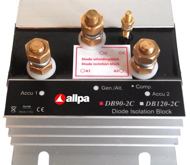 Diode Block 'Db-120-2c', Max. Charge Current 100a, Max. Alternator Current 120a - 056173 72dpi - 9056173
