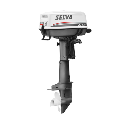 Selva Outboard Engine Sea Bass 4-Stroke Type Si. C., 6hp Manual (Internal Tank) - 058344 - 9058344