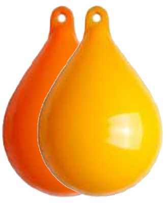 Anchor buoy&rsquo;s (marker buoy&rsquo;s), drop-shaped
