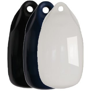 Allpa Fender Drop Model 'Dumpy', Ø180mm, L=360mm, Dark Blue (Size 2) (Inflatable With Ball Valve) - 059090g 1 - 9059171