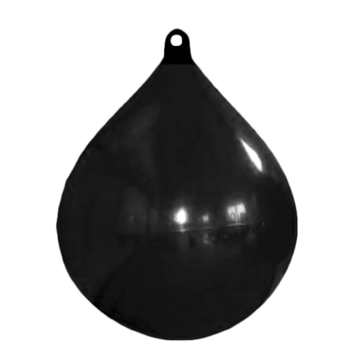 Solid Head Buoy, &Oslash;550, L=730mm, Black With Black Head (Size 3) - 059521 2 - 9059523